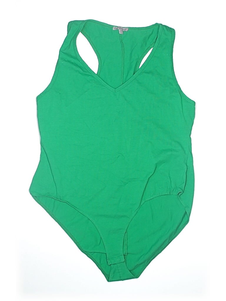 Pre-owned Charlotte Russe Bodysuit In Green