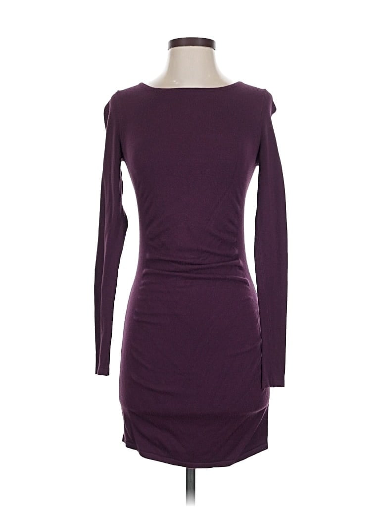 Pre-owned Express Cocktail Dress In Burgundy