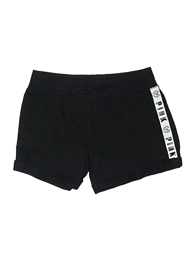 Pre-owned Victoria's Secret Pink Athletic Shorts In Black