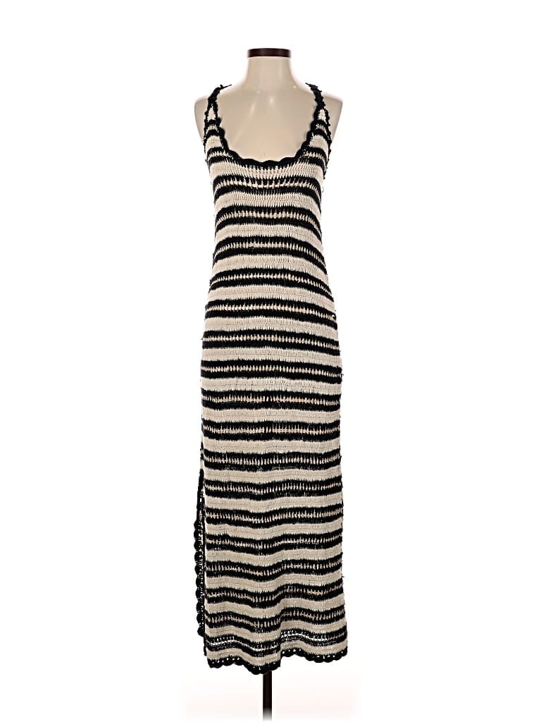 Pre-owned Mng Casual Dress In Black