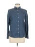 J.Crew 100% Cotton Polka Dots Blue Long Sleeve Button-Down Shirt Size 6 - photo 1