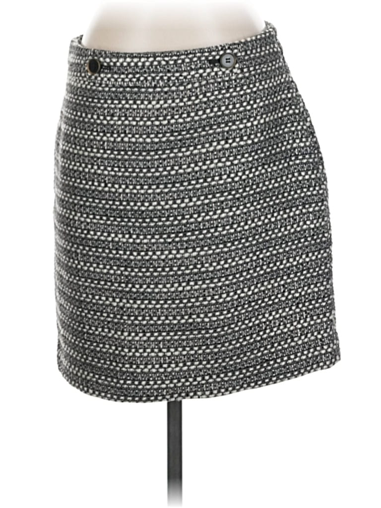 Pre-owned Ann Taylor Loft Casual Skirt In Gray