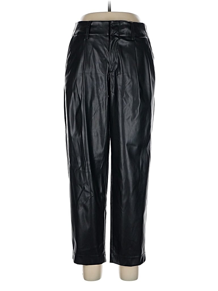 Pre-owned A New Day Faux Leather Pants In Black