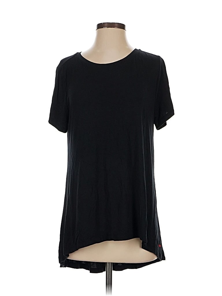 Pre-owned Peace Love World Short Sleeve T-shirt In Black