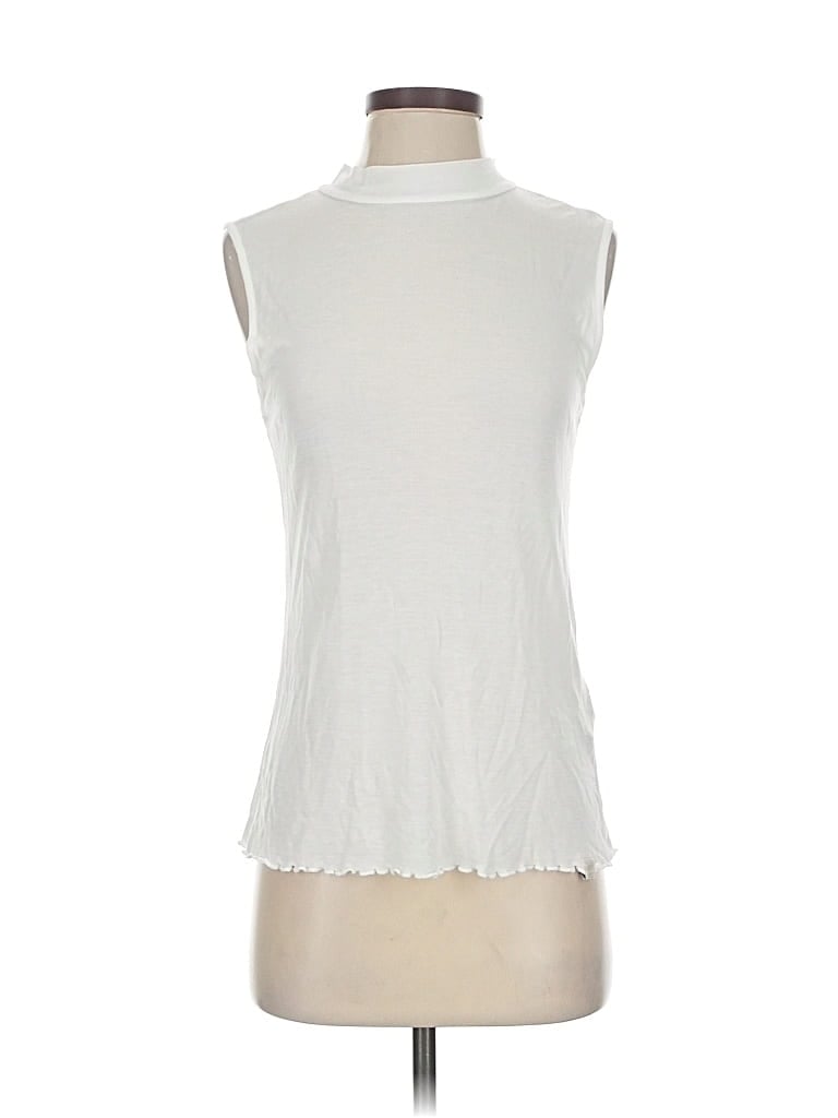 Pre-owned Scotch & Soda Sleeveless T-shirt In White