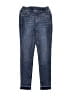 Justice 100% Recycled Polyester Solid Blue Jeans Size 8 - photo 1