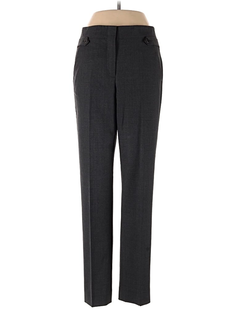 Pre-owned Theory Wool Pants In Gray