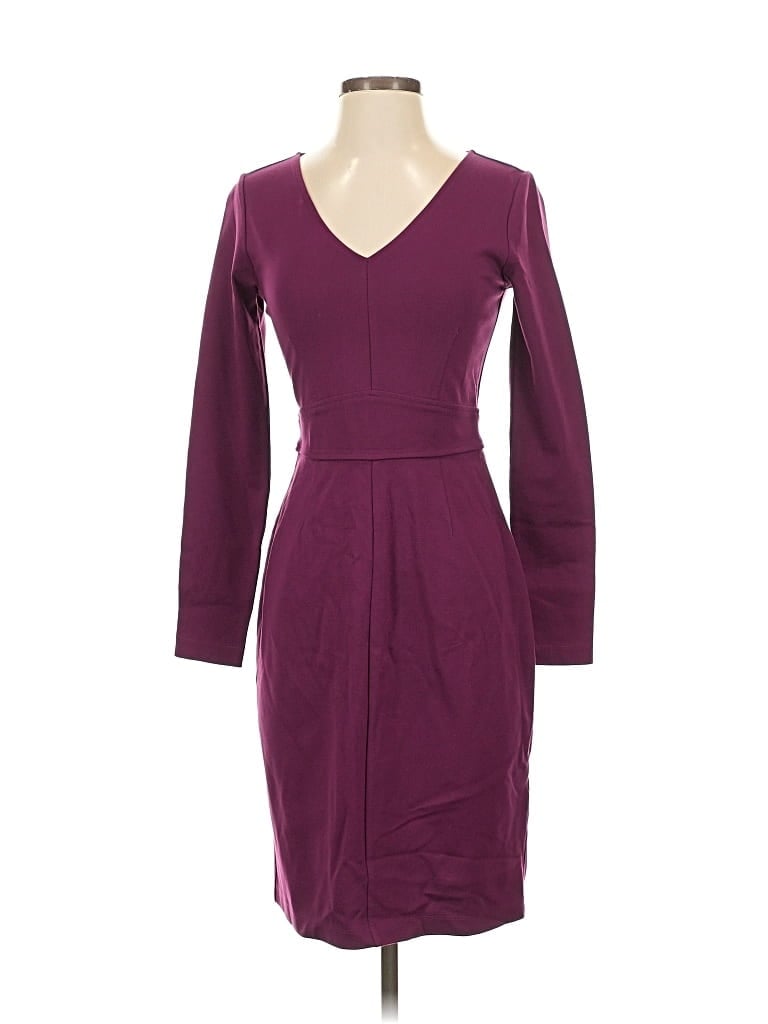 Pre-owned Lark & Ro Cocktail Dress In Burgundy
