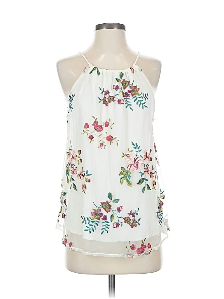 Pre-owned Alya Sleeveless Blouse In White