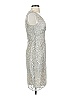 BCBGMAXAZRIA Silver Cocktail Dress Size 2 - photo 4