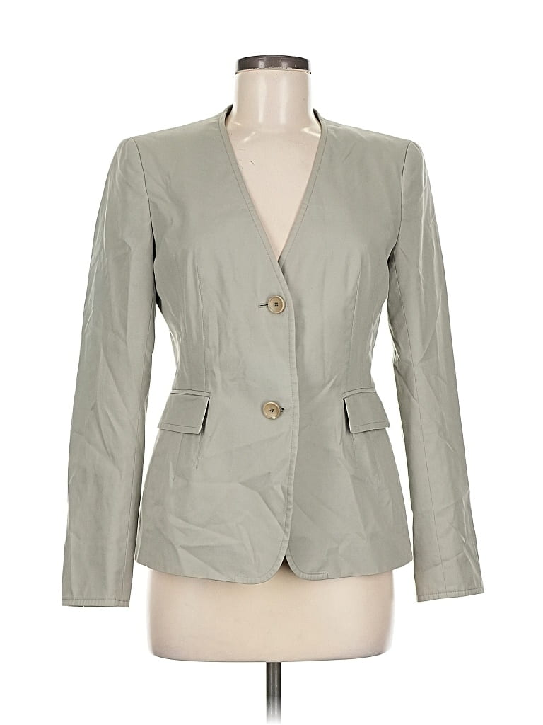 Pre-owned Akris Punto Blazer Jacket In Gray