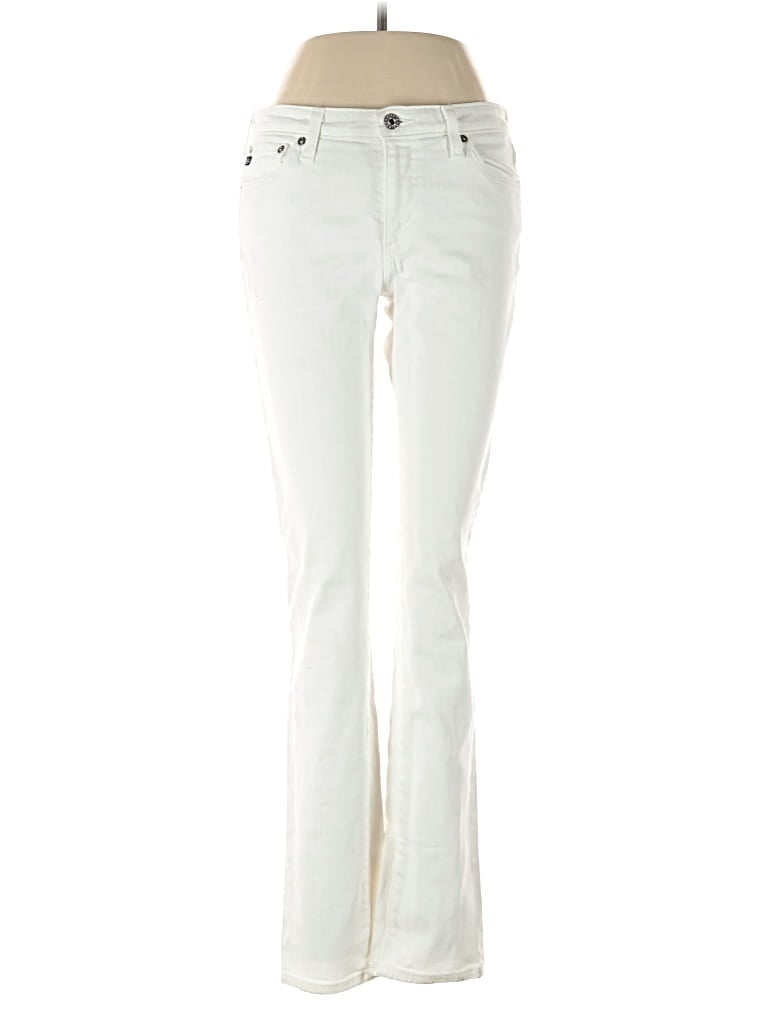 Pre-owned Adriano Goldschmied Jeans In White