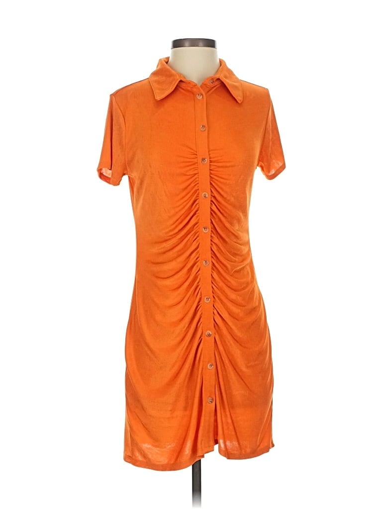 Wild Fable Short Sleeve Top Orange Cowl Neck Tops