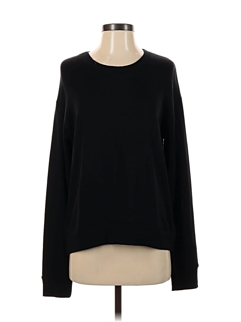 Pre-owned Splendid Pullover Sweater In Black