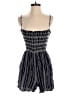 Ann Taylor LOFT 100% Rayon Checkered-gingham Blue Romper Size XS - photo 1