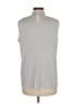 Adrianna Papell Silver Sleeveless Blouse Size M - photo 2