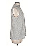 Adrianna Papell Silver Sleeveless Blouse Size M - photo 4