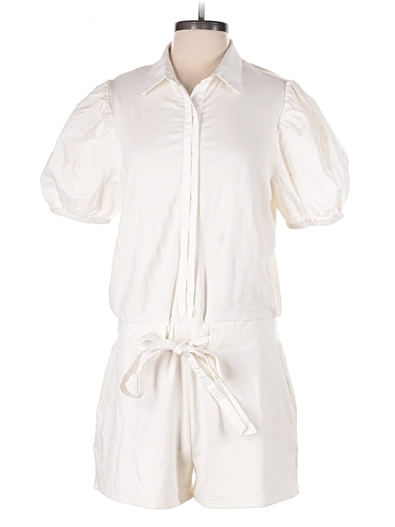 Pre-owned Sundays Romper In White