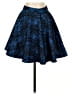 Torn by Ronny Kobo 100% Polyester Paisley Blue Formal Skirt Size XS - photo 1