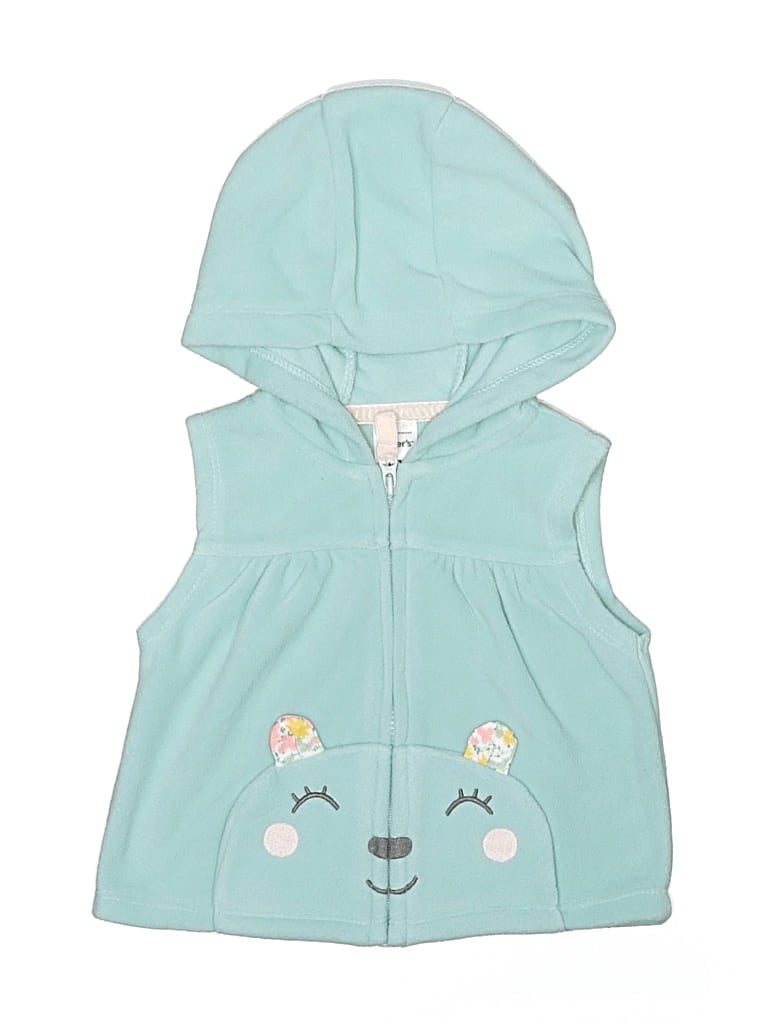 Pre-owned Carter's Babies' Zip Up Hoodie In Blue
