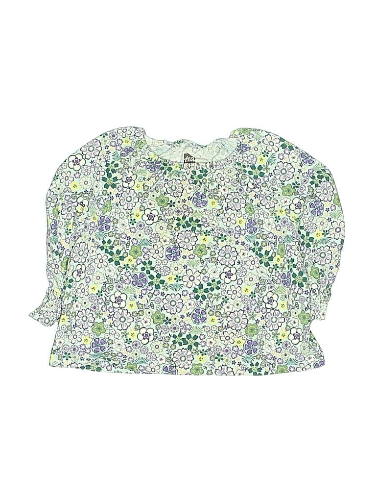 Pre-owned Tea Babies' 3/4 Sleeve T-shirt In Blue