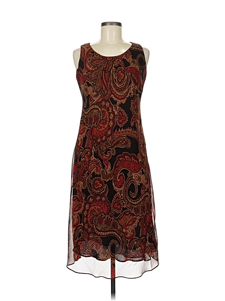 Pre-owned Studio 1 Cocktail Dress In Brown