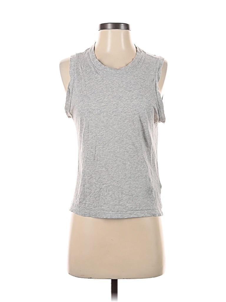 Pre-owned Allsaints Sleeveless T-shirt In Gray