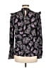 Unbranded 100% Viscose Paisley Black Long Sleeve Blouse One size - photo 2