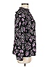 Unbranded 100% Viscose Paisley Black Long Sleeve Blouse One size - photo 4