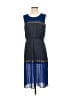 BCBGMAXAZRIA 100% Polyester Blue Casual Dress Size S - photo 1