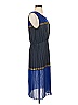 BCBGMAXAZRIA 100% Polyester Blue Casual Dress Size S - photo 4