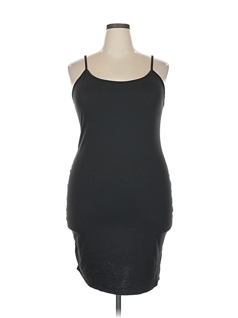 Pre-owned Shein Curve Cocktail Dress In Black