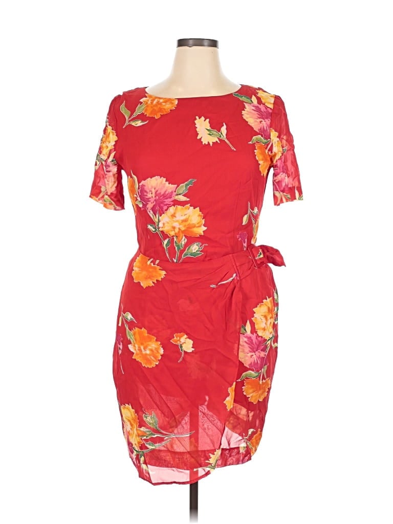 Pre-owned Liz Claiborne Cocktail Dress In Red