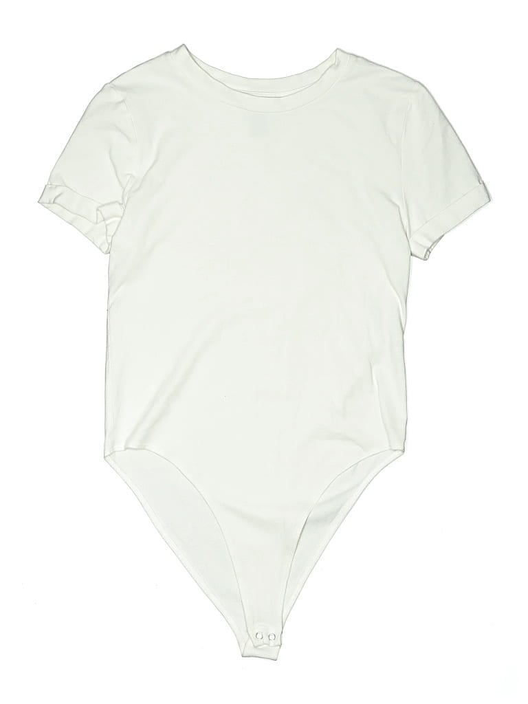 Pre-owned Forever 21 Bodysuit In White
