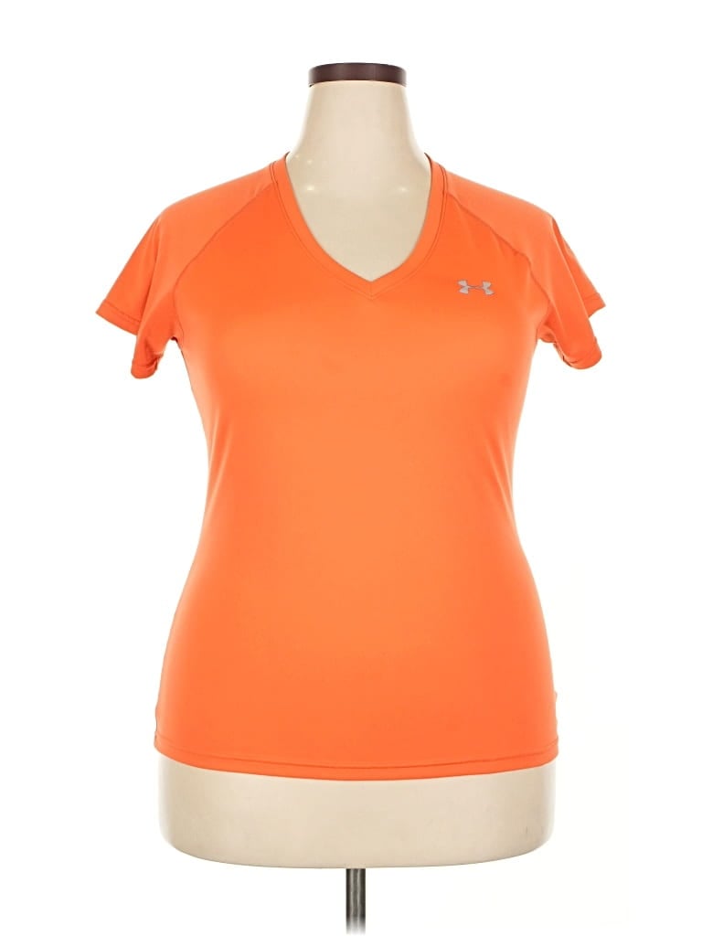 Pre-owned Under Armour Active T-shirt In Orange
