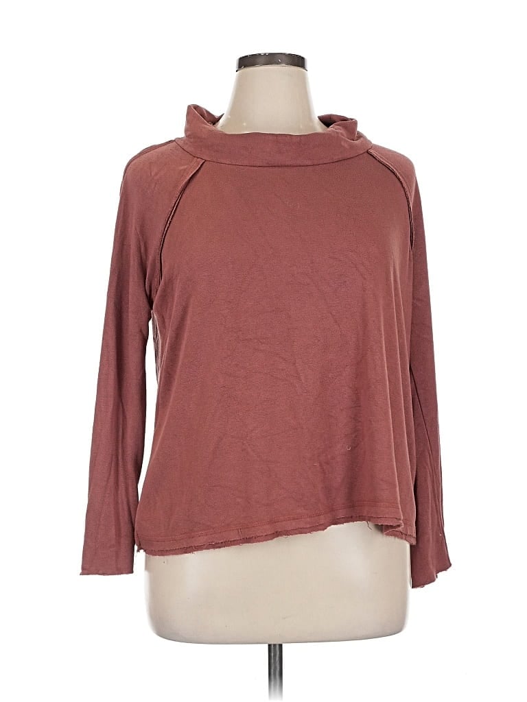 Pre-owned Tribal Jeans Pullover Sweater In Burgundy