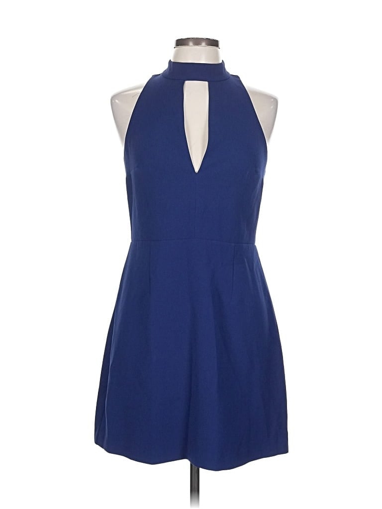 Pre-owned Express Outlet Cocktail Dress In Blue