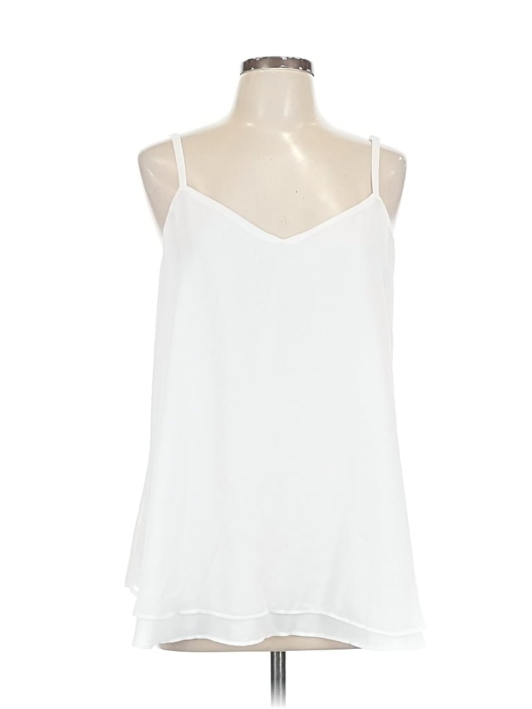 Pre-owned Torrid Sleeveless Blouse In White