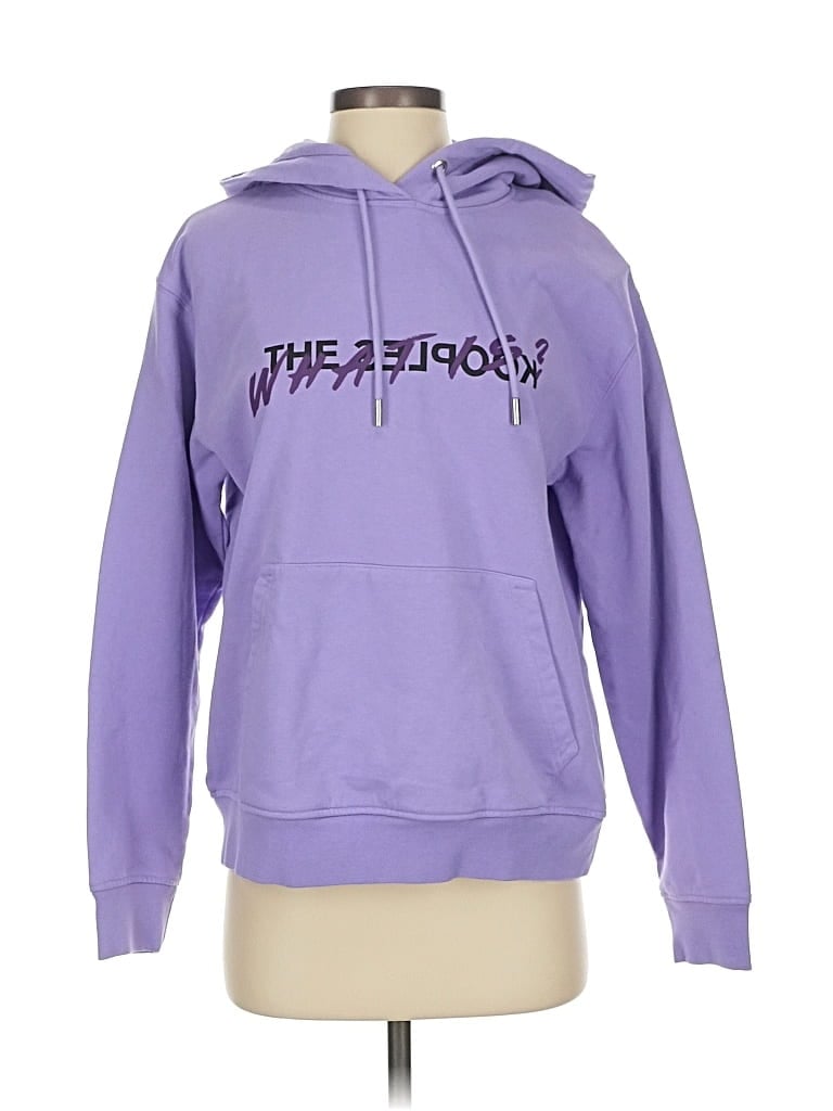 Pre-owned The Kooples Pullover Hoodie In Purple