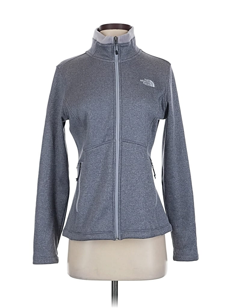 Pre-owned The North Face Fleece Jacket In Gray