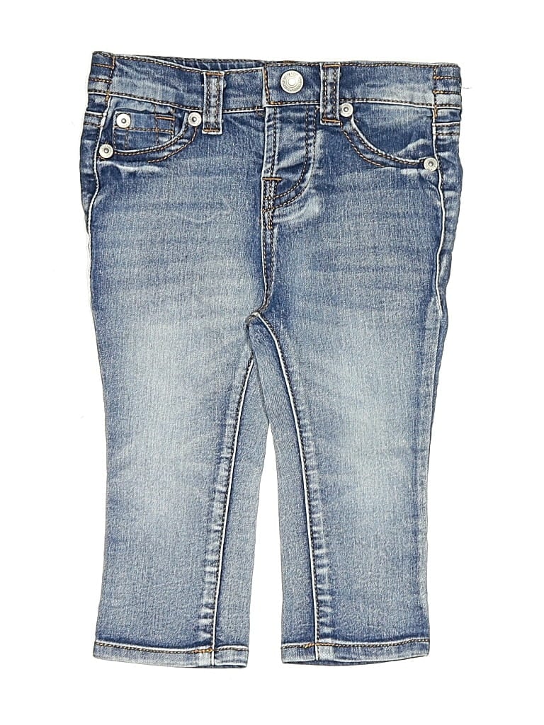 Pre-owned 7 For All Mankind Babies' Jeans In Blue