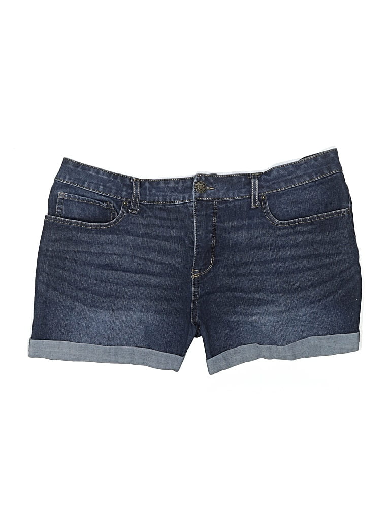 Pre-owned Time And Tru Denim Shorts In Blue