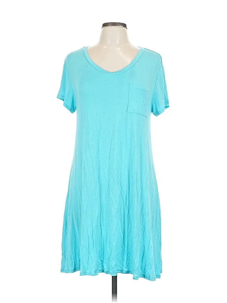 Pre-owned Assorted Brands Casual Dress In Blue