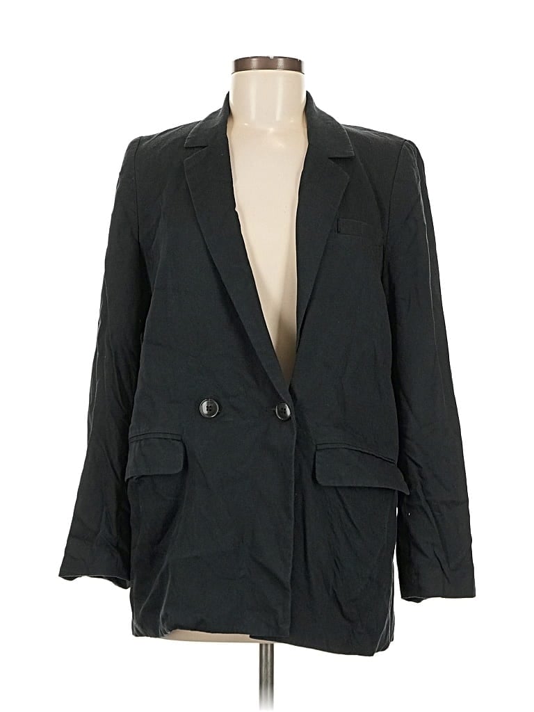 Pre-owned Madewell Blazer Jacket In Black