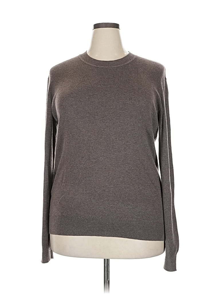 Pre-owned Assorted Brands Pullover Sweater In Brown