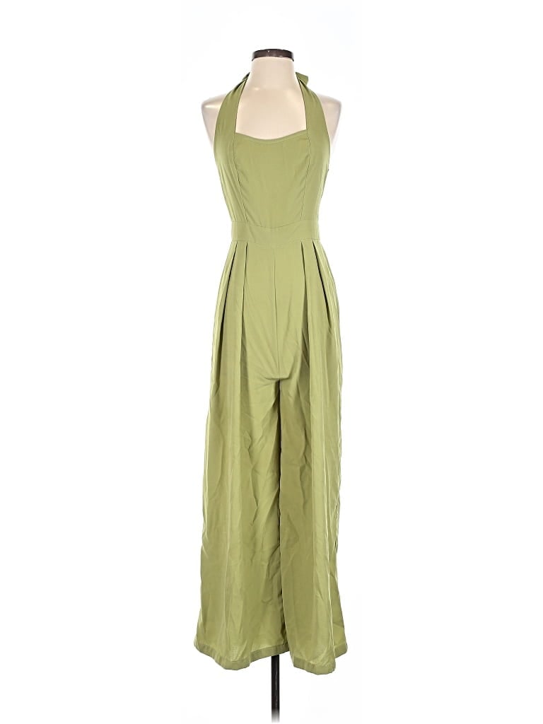 Pre-owned Cider Jumpsuit In Green