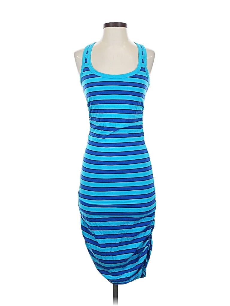 Pre-owned Express Casual Dress In Blue