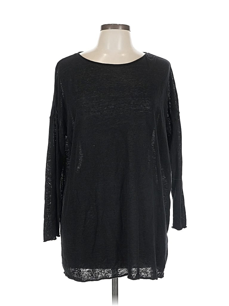 Pre-owned Eileen Fisher Pullover Sweater In Black