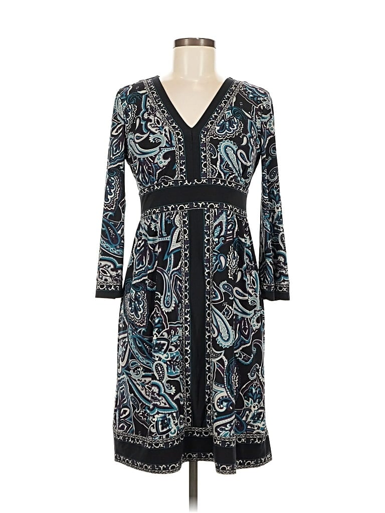 Pre-owned Inc International Concepts Casual Dress In Blue