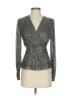 The Kooples Metallic Silver Long Sleeve Blouse Size 0 - photo 1